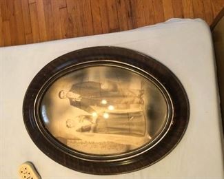 Vintage Black and white photo in Frame