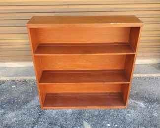 Wooden bookshelf