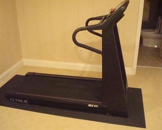 Lower Level:  A TRUE treadmill is one of the best you can buy! This is one is 4-5 years old.   The electronic panel is shown in the next photo. 