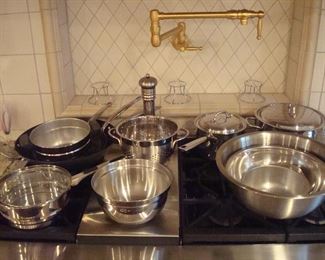 Kitchen:  Frying pans, strainers, cookware and mixing bowls can all be yours!