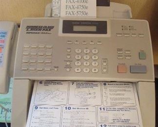Lower Level-Office:  This is a quality BROTHER FAX/printer 4100e with included manual.