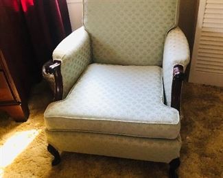 Upholstered French Provençal side chair