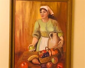 Painting signed Evans