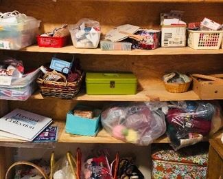 Lots of yarn, sewing and quilting supplies
This is a small sampling! Oodles