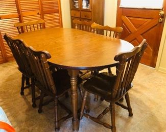 Dining table with chairs