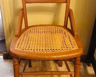 Cane bottom chair