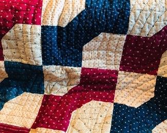 Hand made bow tie quilt