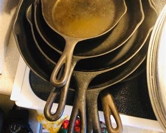 Cast iron skillets