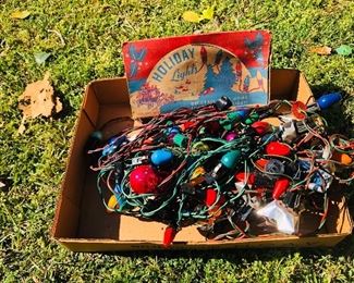 Vintage Christmas lights