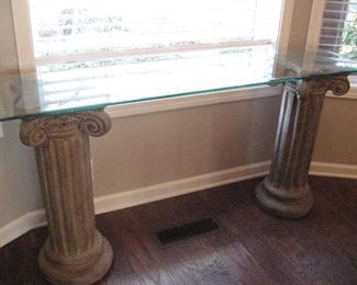 Glass Top Accent Table...