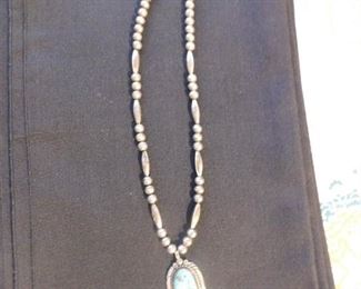 Sterling and Turquoise necklace 