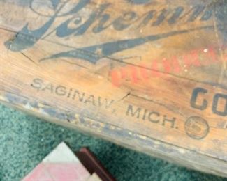 1880s Saginaw Brewing Co wooden crate