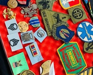 military patches WW1 and WW2
