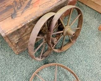 cast iron wheels 