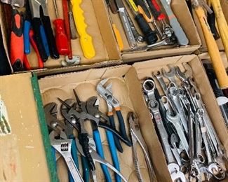 flats of tools 