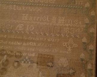 Antique Sampler - Dated 1810