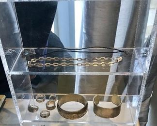 Sterling jewelry including several Tiffany pieces