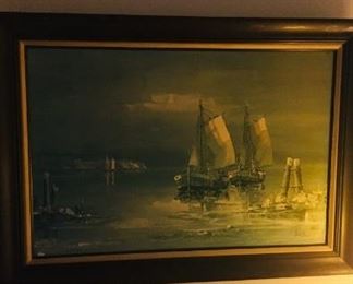 vintage oil painting