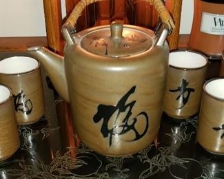 Asian inspired Tea Set