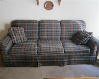 Plaid Sofa