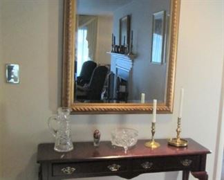 Large Beveled Mirror 