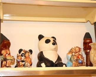 Panda Cookie Jar, Hummels and Bric-A-Brac