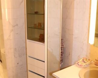 Mirrored Swivel Cabinet