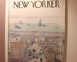 The New Yorker Framed Poster - 9th Ave