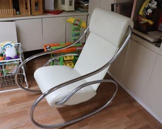 Contemporary Rocking Chair and Toys