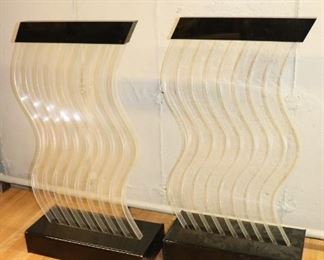 Pair of Light Sculptures