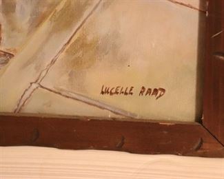 Signed Art by Lucelle Raad