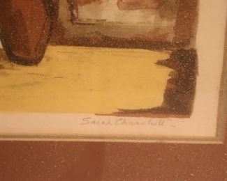 Signed Art by Sarah Churchill