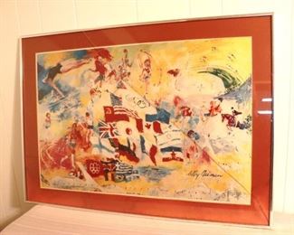Olympic Sports Collage by Leroy Neiman
