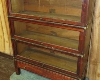 3 Stack Lawyers Bookcase w/Drawer in Base