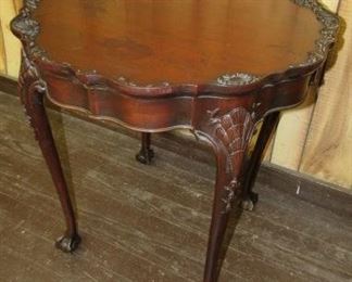 Mahogany Chippendale Lamp Table