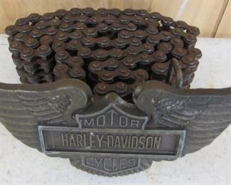 Harley Davidson Chain Belt & Buckle 