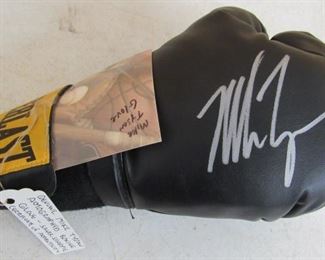 Mike Tyson Autographed Boxing Glove w/Certificate 
