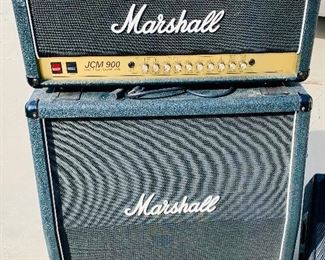 Marshall JCM 900 amp with 412 cabinet