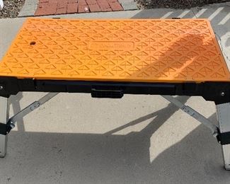 Omnitable under car creeper + adjustable table w/power strip