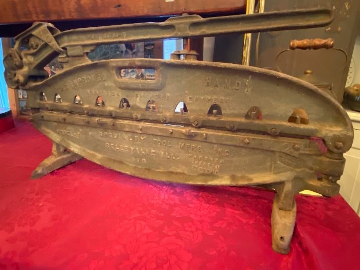 WELCOME-YOU COULD GO HOME WITH YOUR VERY OWN ASBESTOS SHINGLE CUTTER