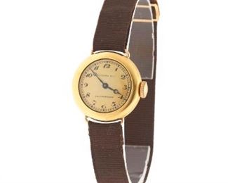 1920s 14k case Agassiz Watch, Retailed by Tiffany  Co.