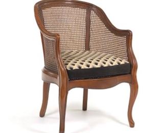 Attributed to Maitland Smith Caned Bergere