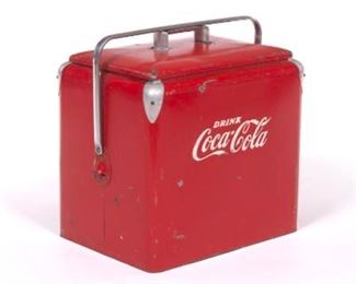 CocaCola Drink Portable Cooler, ca. 1950s 