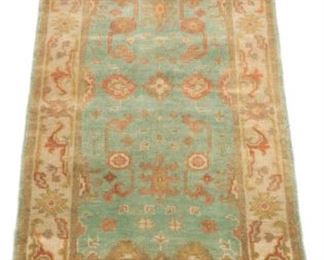 Fine Hand Knotted Oushak Carpet