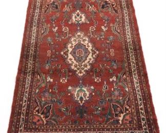 Fine SemiAntique Hand Knotted Zanjan Carpet