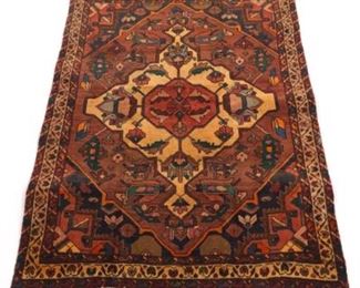 Fine Vintage Hand Knotted Bakhtiari Carpet