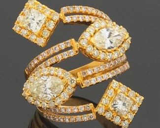 Ladies 3.65 Ct Diamond Fashion Ring 