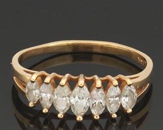 Ladies Marquis Cut Diamond Ring 