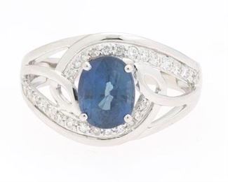 Ladies Sapphire and Diamond Ring 