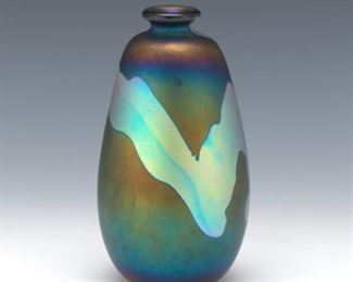 Lotton Iridescent Glass Vase 